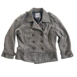 Women's Grey Wool Coat SZ EU 40 / US 8